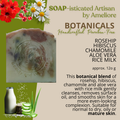 Botanical Rice Milk Naturally Handcrafted Plant-based Paraben-free Soap approx. 120g